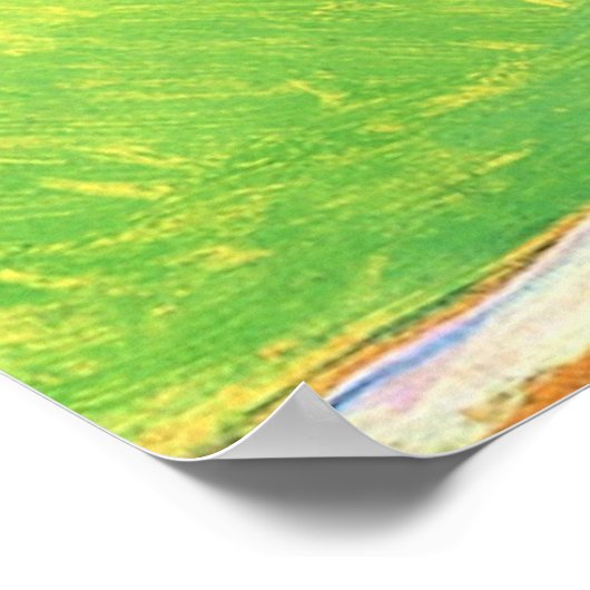 Herfststudie in Oberau van Kandinsky Poster (Hoek)