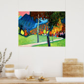 Herfststudie in Oberau van Kandinsky Poster (Keuken)