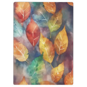 Herfstsymfonie van kleuren klembord (Achterkant)