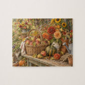 Herfsttafel Herfst Stilleven Puzzel (Horizontaal)