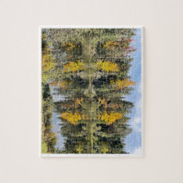 Herfsttafereel in New England Legpuzzel