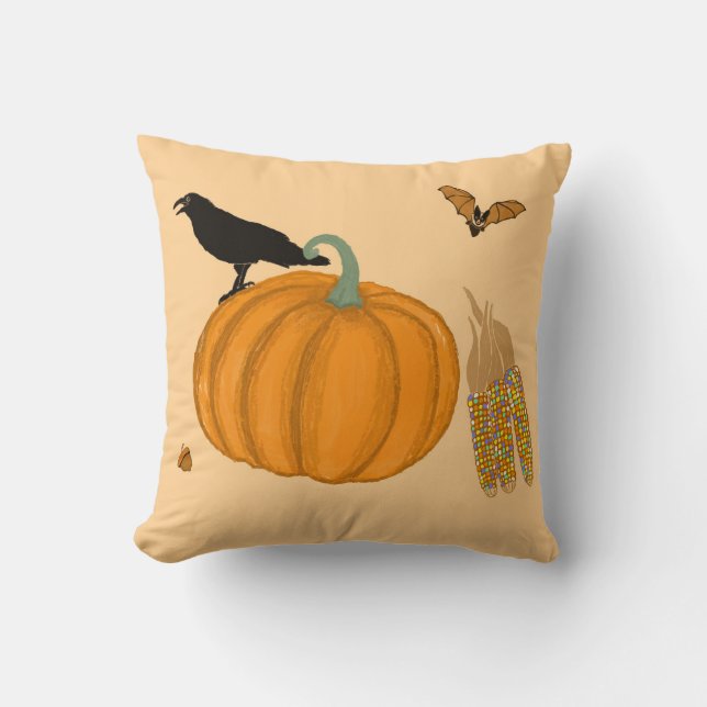 Herfsttafereel Kussen (Voorkant)