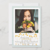 Herfsttak Foto Uitnodiging (Voorkant)