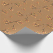  herfsttak verlaat Herfst Cadeaupapier (Hoek)