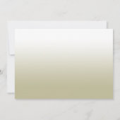 Herfsttakken, Confetti Gold Bewaar de datum Kaart (Achterkant)