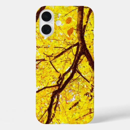 Herfsttakken - goudgeel Case-Mate iPhone case (Achterkant)