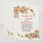 Herfsttakken uitnodiging (Voorkant / Achterkant)