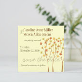 Herfsttakkenboom - Bewaar de datum Save The Date (Staand voorkant)