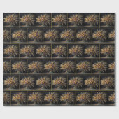 Herfsttarwestengels en mama boeket cadeaupapier (Vlak)