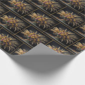 Herfsttarwestengels en mama boeket cadeaupapier (Hoek)