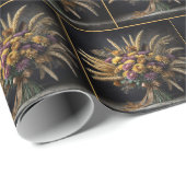 Herfsttarwestengels en mama boeket cadeaupapier (Rol Hoek)