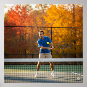 Herfsttennis Poster