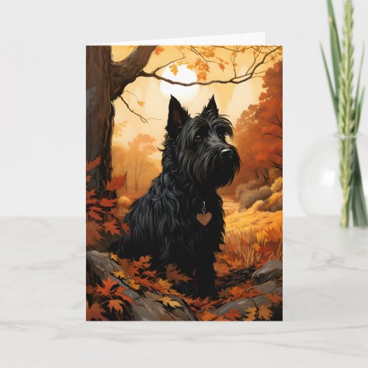 herfstterriër kaart (Voorkant)