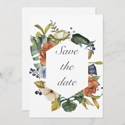 Herfstthema Kaart (Voorkant / Achterkant)