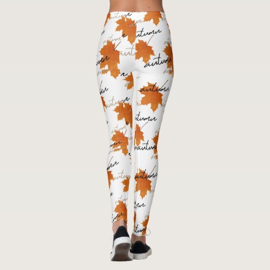 Herfstthema Leggings (Achterkant)