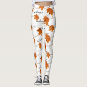 Herfstthema Leggings (Voorkant)