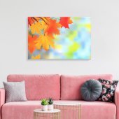 Herfstthema Mooi verpakt canvas Afdruk (Insitu (Woonkamer))