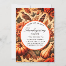 Herfstthema Pompoen Thanksgiving Dinner