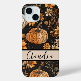 Herfstthema Pompoenen iPhone 15 Case