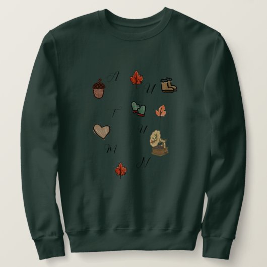 herfstthema trui  (Design voorkant)
