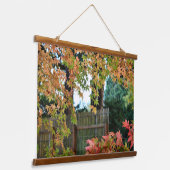Herfsttijd Bladkleuren Hangend Wandkleed (Gebogen)