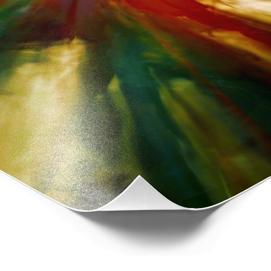 Herfsttijd verlopen foto afdruk (Hoek)