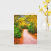 HERFSTTRAIL KLEIN WENSKAART KAART (Gele Bloem)