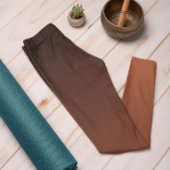Herfsttrend Kleur Burnt Copper Ombre Leggings