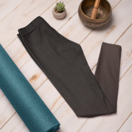 Herfsttrend Kleur Koffie Bruin Ombre Leggings