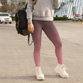 Herfsttrend Kleur Watermeloen Roze Ombre Leggings