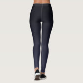 Herfsttrendkleur Navy Blue Ombre Leggings (Achterkant)