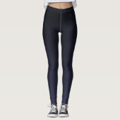 Herfsttrendkleur Navy Blue Ombre Leggings (Voorkant)