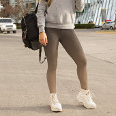 Herfsttrendkleur Warm Beige Ombre Leggings