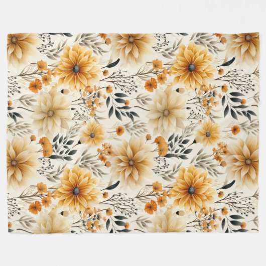 Herfsttroost Fleece Deken (Voorkant (Horizontaal))