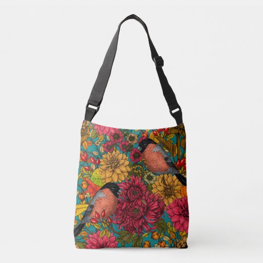 Herfsttuin 3 crossbody tas (Voorkant)