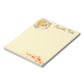 Herfsttuin gepersonaliseerd notitieblok (Linkerzijde)