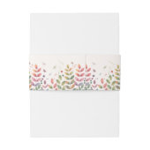 Herfsttuin met libellen bruiloft uitnodigingen wikkel (Achterkant Voorbeeld)