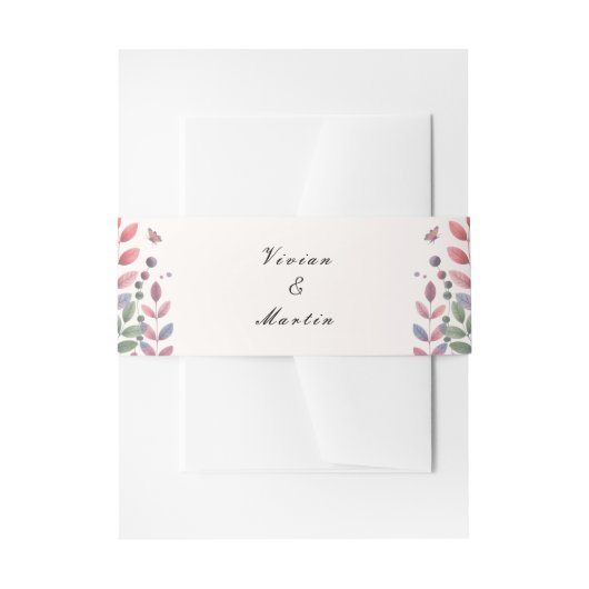 Herfsttuin met libellen bruiloft uitnodigingen wikkel (Voorkant Voorbeeld)