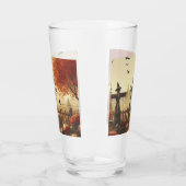 Herfsttuin & vogelverschrikker glas (Links)