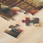 Herfsttuin & vogelverschrikker legpuzzel (Zijkant)