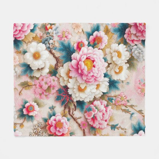 Herfsttuinen Fleece Deken (Voorkant (Horizontaal))