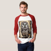 Herfstuil 🍂🦉 | boswijsheid t-shirt (Voorkant volledig)
