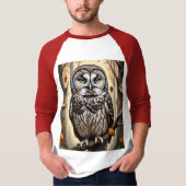 Herfstuil 🍂🦉 | boswijsheid t-shirt (Voorkant)