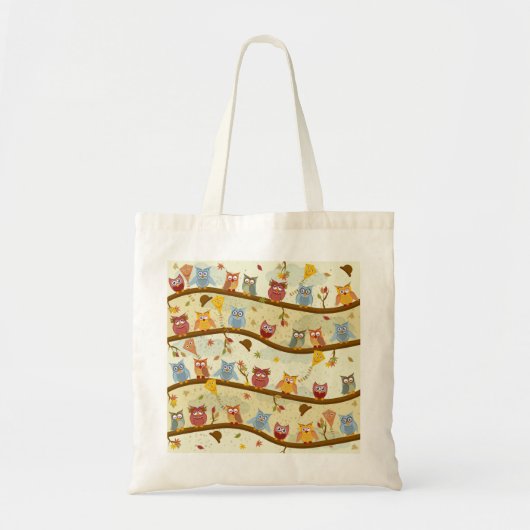 herfstuil tote bag (Voorkant)