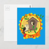 HERFSTUILEN BRIEFKAART (Voorkant / Achterkant)