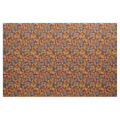 Herfstuilen op donkerrood stof (Fat Quarter)