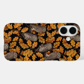 Herfstuilen op zwart Case-Mate iPhone case (Achterkant (horizontaal))