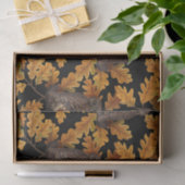 Herfstuilen op zwart tissuepapier (Geschenk)