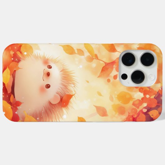 Herfstvakantie Hedgehog Case-Mate iPhone Case (Achterkant (horizontaal))