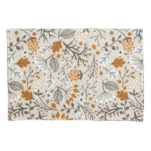 Herfstval Berries Bladeren en Takken Patroon